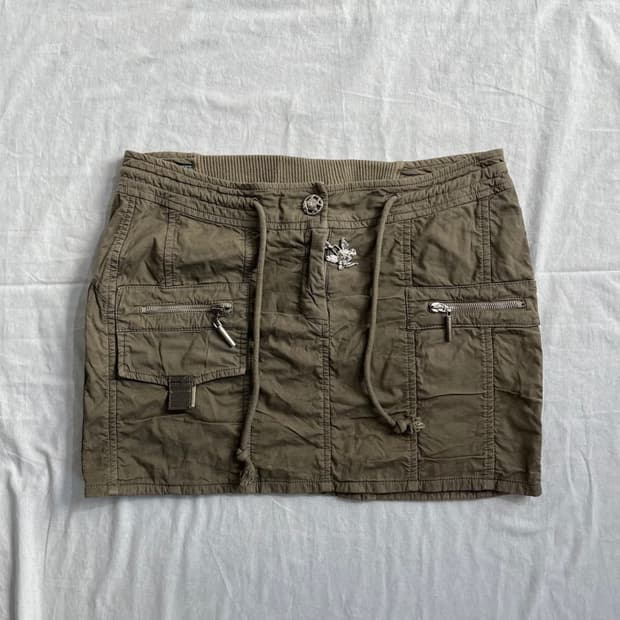 Just cavalli silver cupid skirt