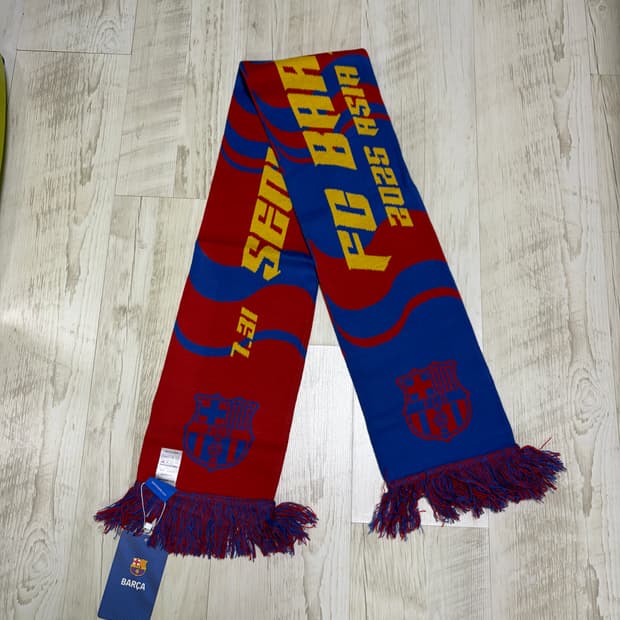 [OS]FC 바르셀로나 2025 아시아 투어 머플러 새상품