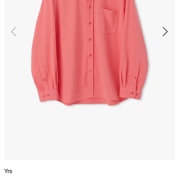 이얼즈어고 / 포이카 코튼 드릴 셔츠 레귤러핏 (코랄) / 2