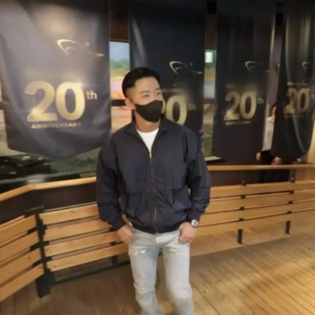 피어 오브 갓 7th 나일론 트랙 블루종 자켓