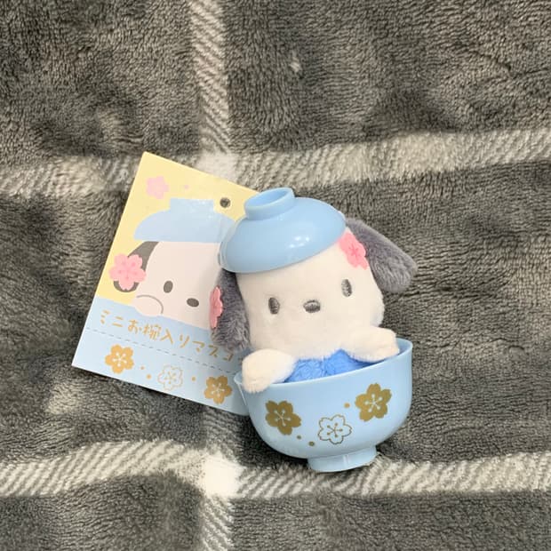 산리오 포차코 희귀 레어 고전 밥그릇 마스코트