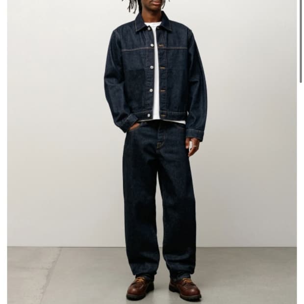 Stussy Denim Big OL' Jean Rinsed Indigo