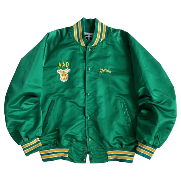 80's North Trail 나일론 스타디움 자켓