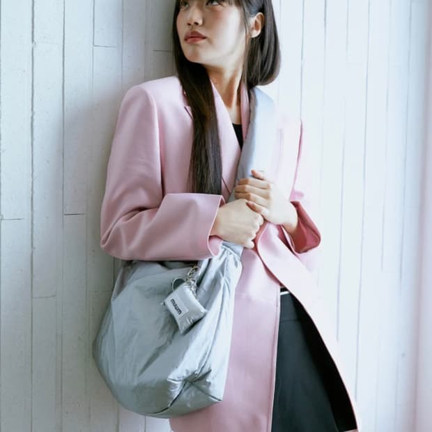 무음 퍼프업 빅백(패딩백)