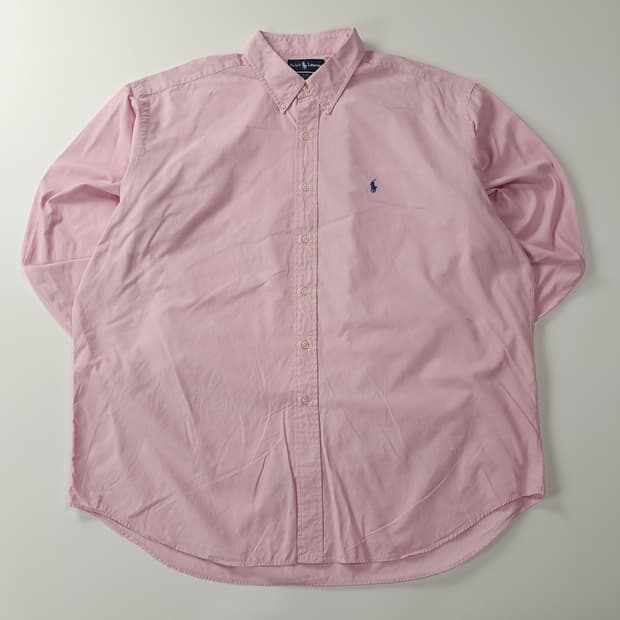 CK797 2XL 폴로 90s 홍콩판 핑크 셔츠 남방