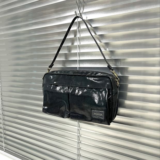 PORTER-POCKETABLE SHOULDER BAG(Green) 