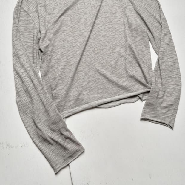 모노 프리베 textured roll long sleeve 1size