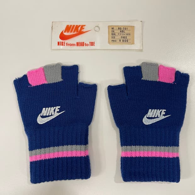 나이키 90s 올드 빈티지 오픈 핑거 장갑 2번 NIKE OLD 1990