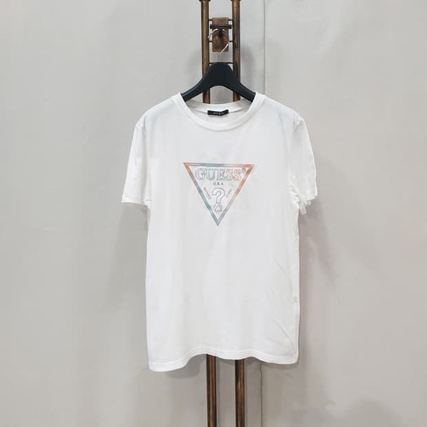 게스 레인보우 삼각 반팔티 S (남여공용)