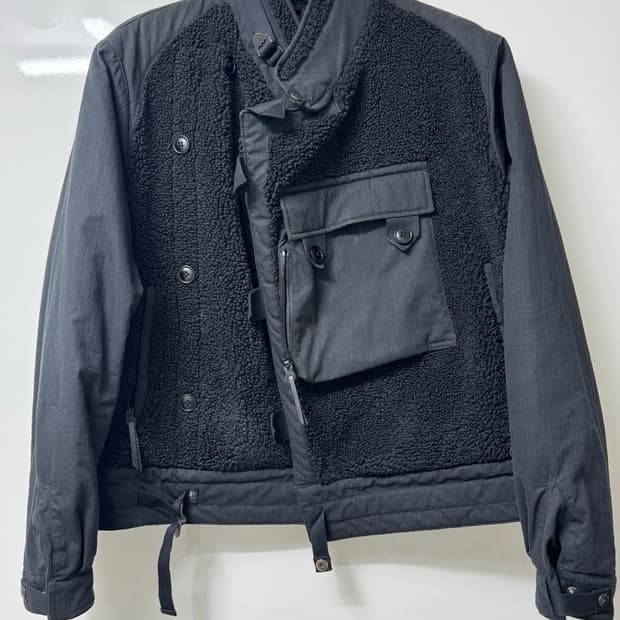 이스트로그 모터사이클자켓 블랙 후리스 L