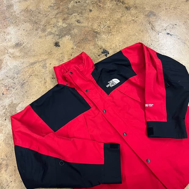[정품/XL] 노스페이스 고어텍스 자켓 레드 블랙 b17
