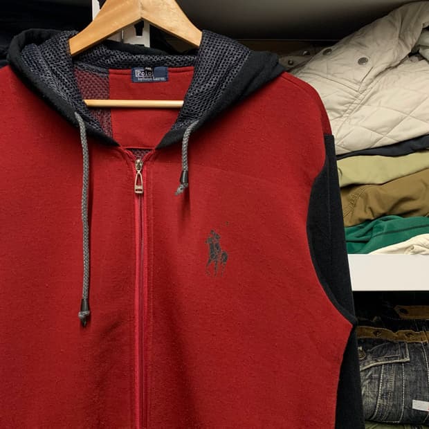 [L] 폴로 랄프로렌 매쉬 후드집업