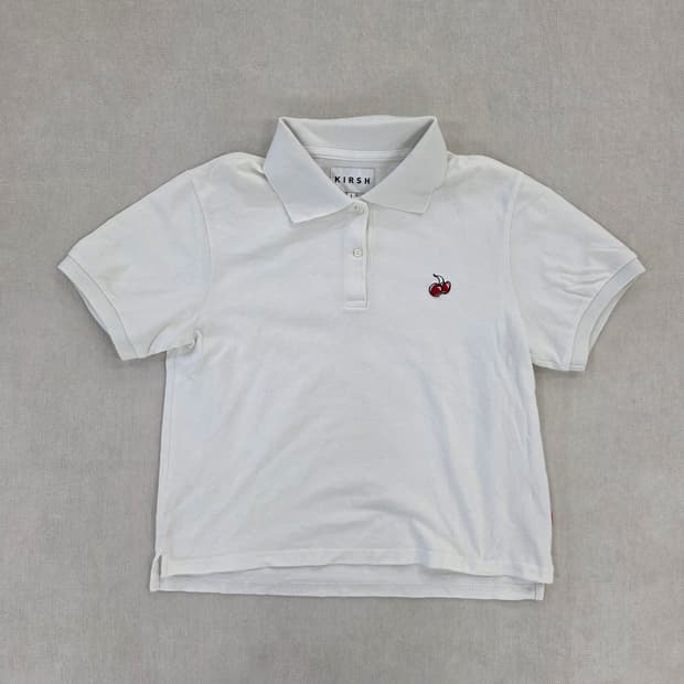 [1] 키르시 크롭 체리 반팔 카라티 0220J