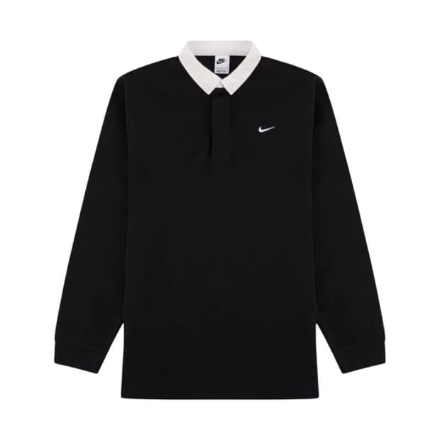 XXL 나이키 솔로 스우시 럭비 PK 폴로 긴팔 카라티