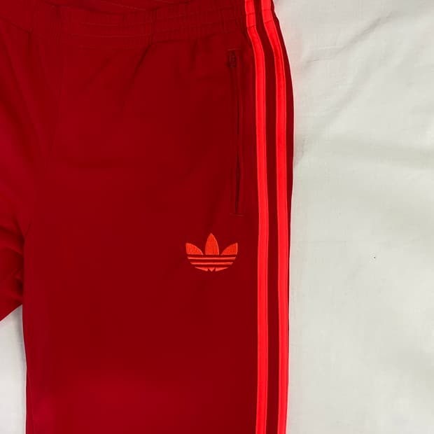 아디다스 파이어버드 주황 트랙팬츠 XL