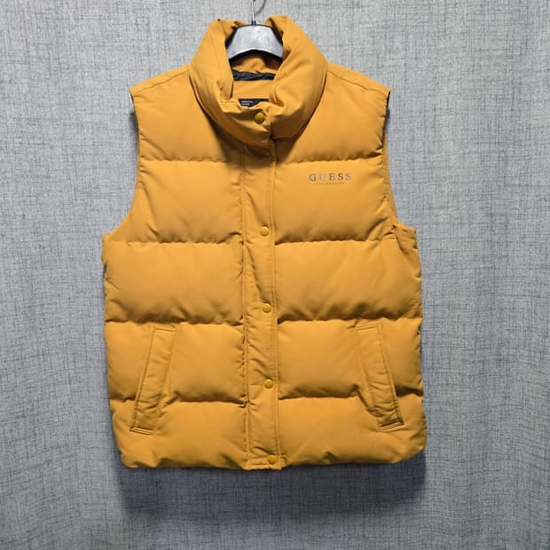 게스 여성  패딩 조끼 