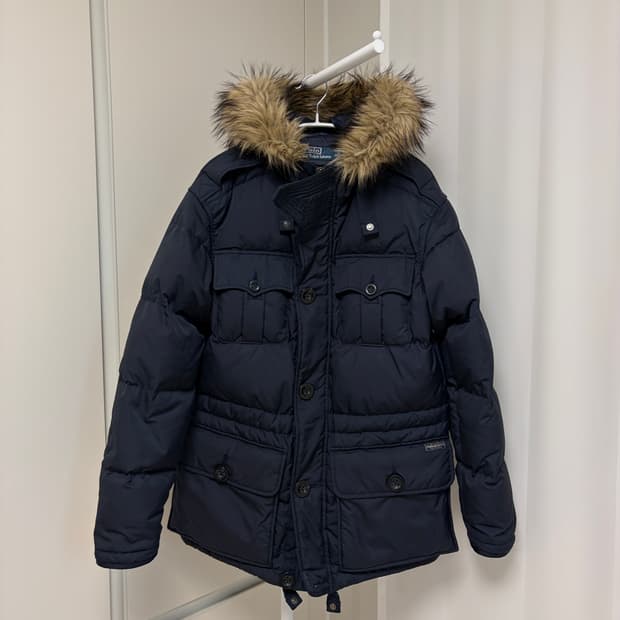 폴로 랄프로렌 덕다운 네이비 패딩