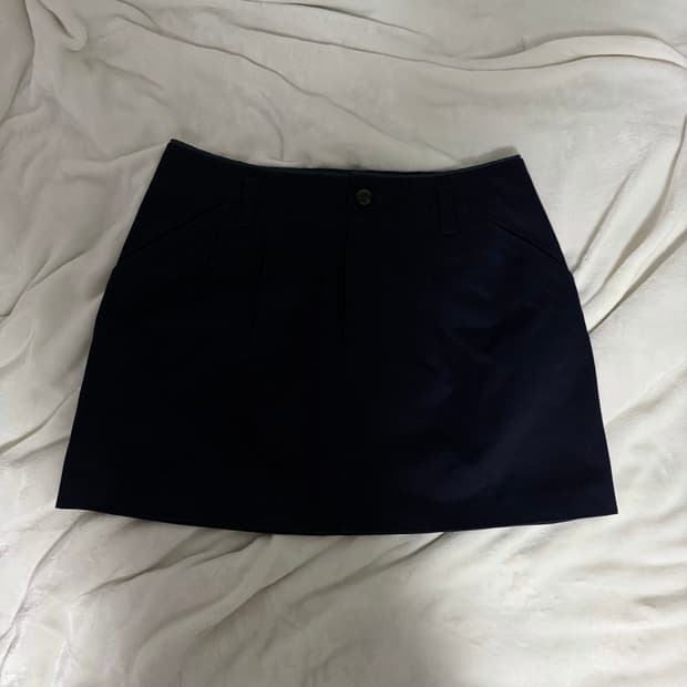 A.P.C 네이비 스커트