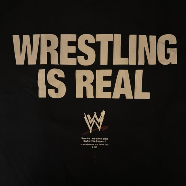 트레비스 스캇 WRESTLING IS REAL 티셔츠 사이즈 XL