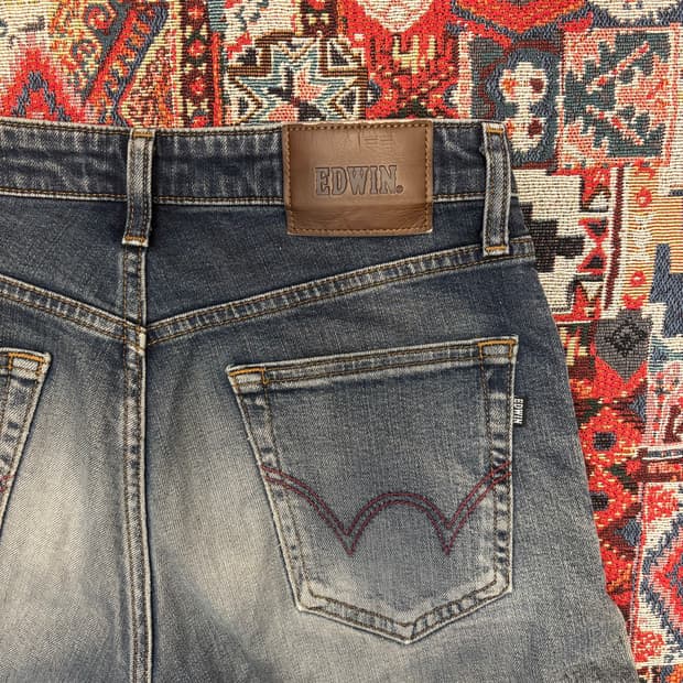 EDWIN ED503F Vintage Washed Denim