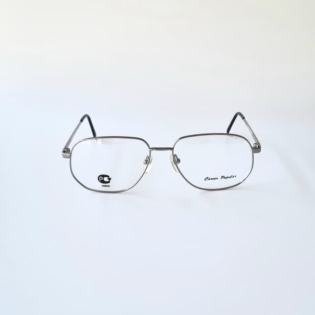 데드스탁 지적인 무드 클래식 실버 메탈 안경테 620