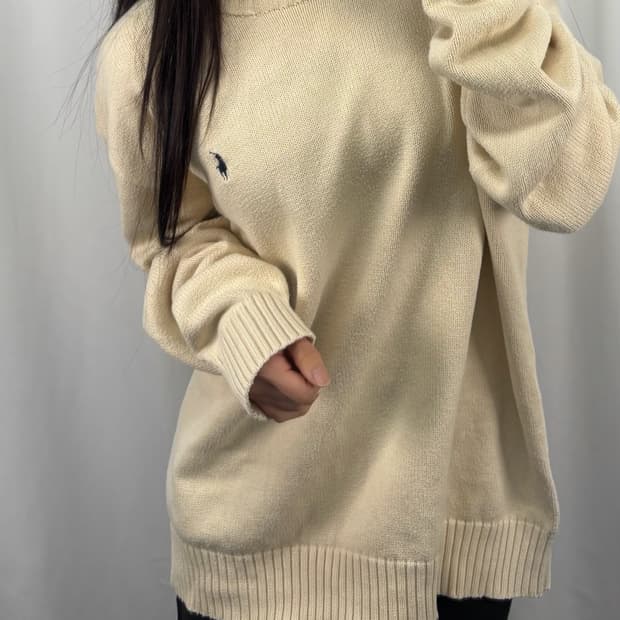 폴로 코튼 니트