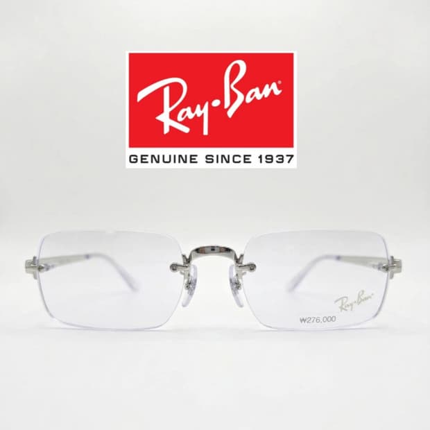 rayban rb3928v 54 레이벤 에이셉라키 무테 안경 실버
