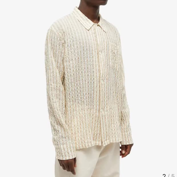 [50] 아워레가시 박스 셔츠 시어서커 