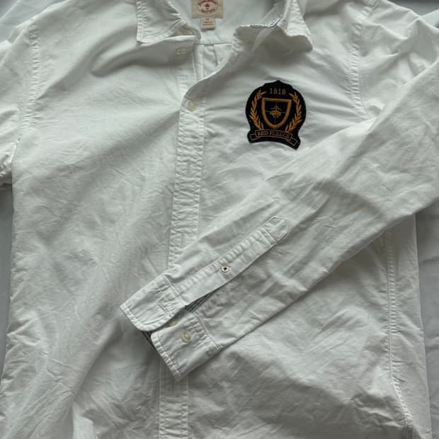 브룩스브라더스 레드 플리스 옥스포드 셔츠