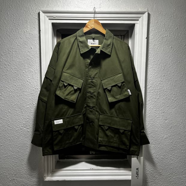 Wtaps 21fw 더블탭스 21fw 립스탑 셔츠 자켓