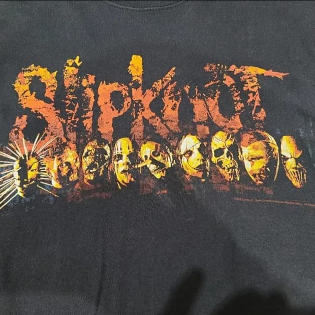 2006 슬립낫 밴드 티셔츠 블랙