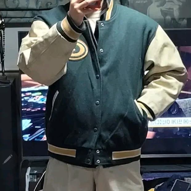 빈티지 NFL 바시티 재킷 105