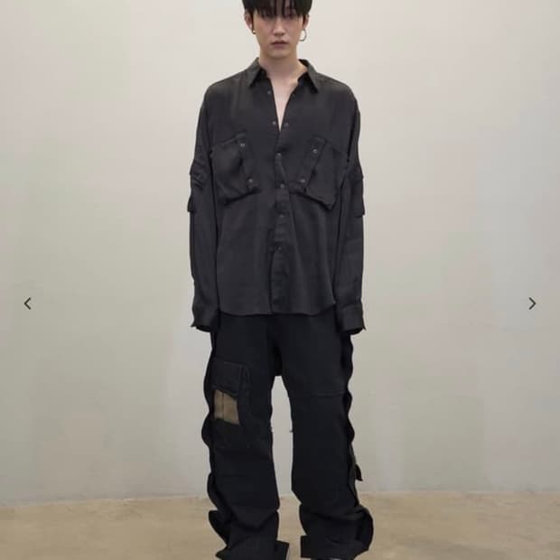 코스트 퍼 킬로 L 블랙 카고 새상품