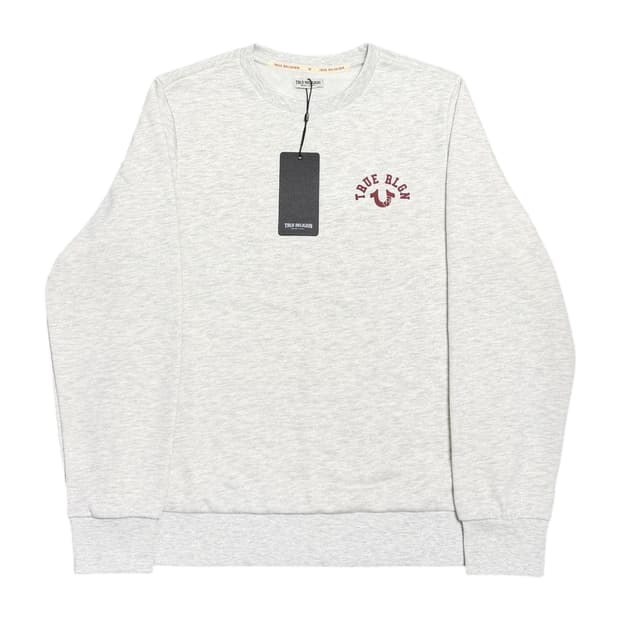 트루릴리전 스웻 셔츠 기모 맨투맨 오트밀 L