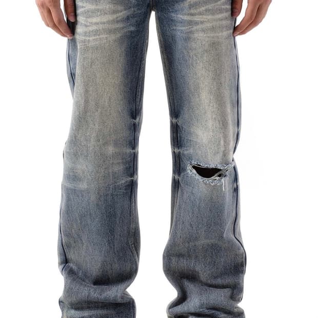 Racer worldwide slim low-waist denim