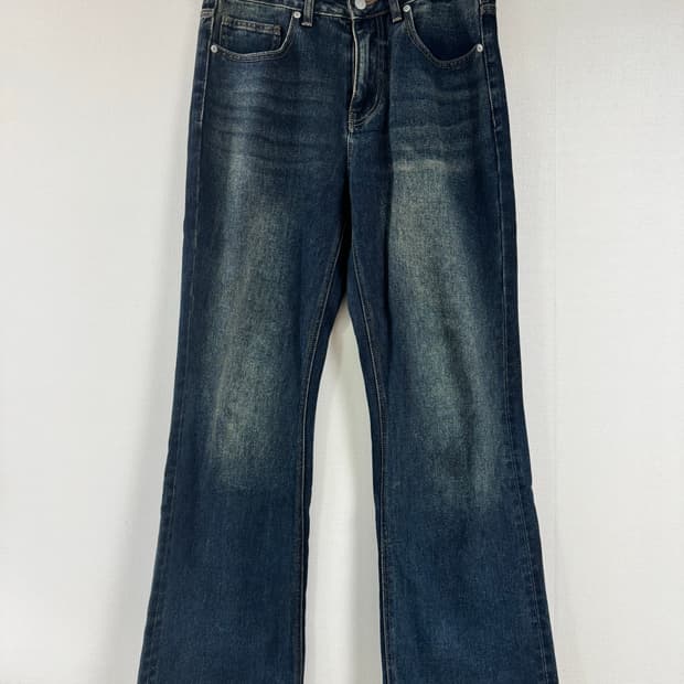 플레어핏 데님 진청바지 32 517