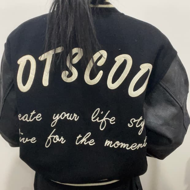 (빈티지)90‘s Hot Scoop 핫스쿱 울 바시티자켓