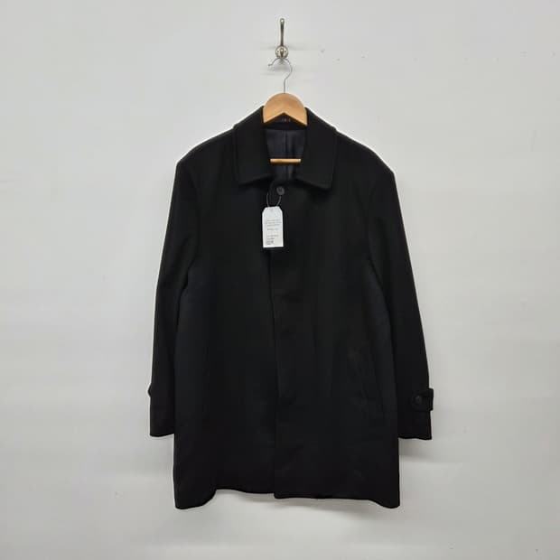 닥스 캐시미어 블랙 코트 남성 M