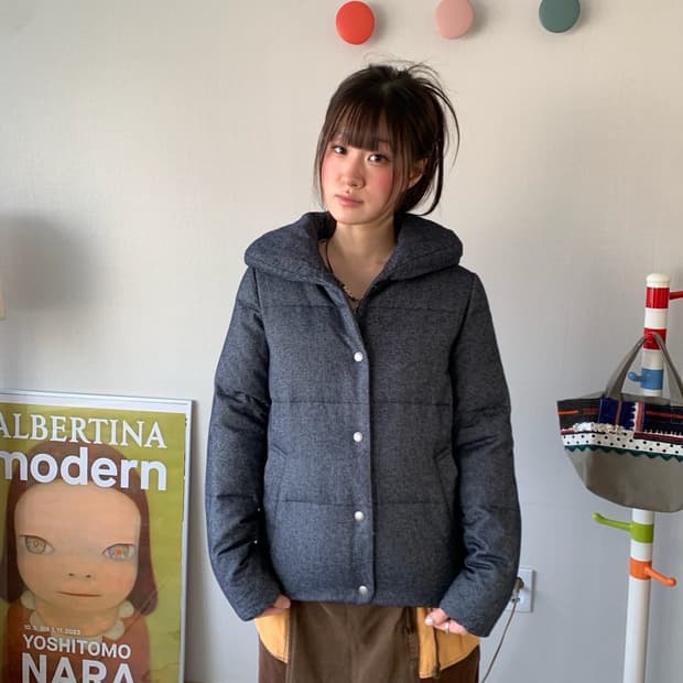 San Francisco denim down jumper