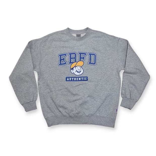 EBFD 이벳필드 캐릭터 맨투맨 티셔츠 회색