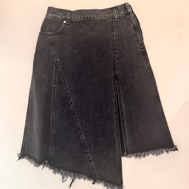 CURRENT 흑청 치마 사이즈 1