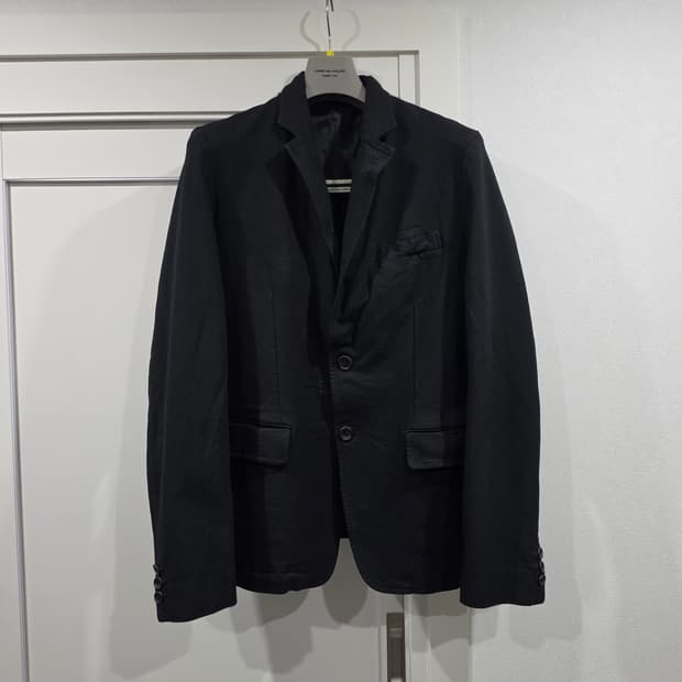 꼼데가르송 옴므 축융폴리(슈렁큰 이펙트) 자켓 L