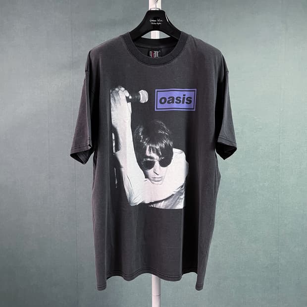 오아시스 빈티지 락밴드 티셔츠 리암 갤러거