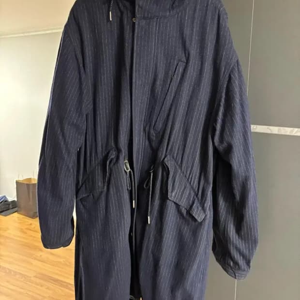 이스트로그 핀초크 네이비 m65 피시테일파카 M~L