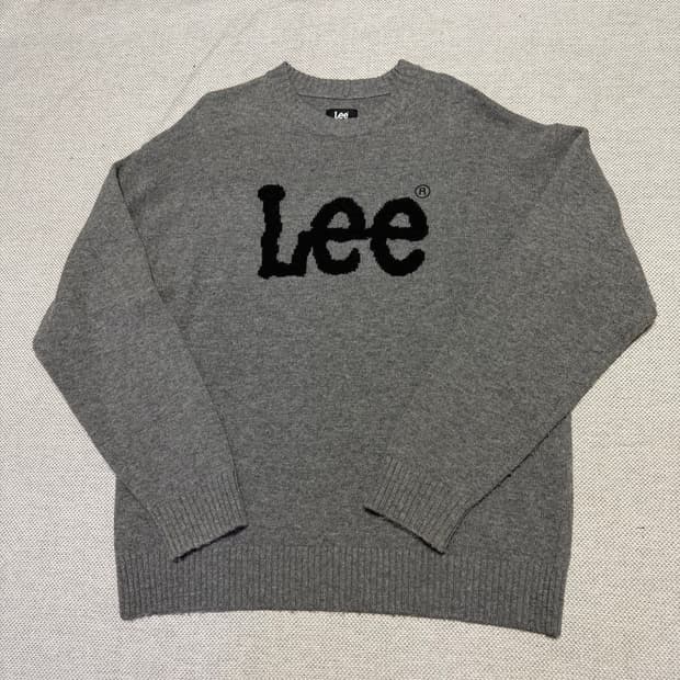 Lee 리 빅로고 니트