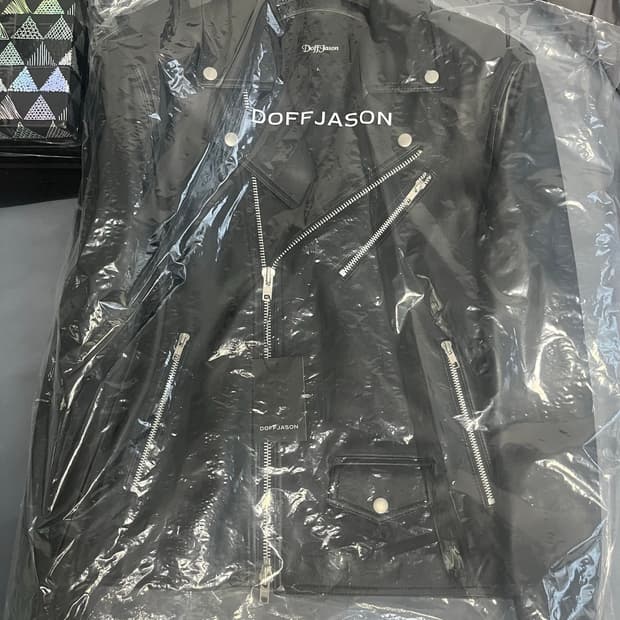 도프제이슨 램스킨 100 라이더자켓 블랙 새 제품 가죽자켓