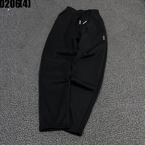 [M] 블랙 기모 융털 안감 트레이닝 조거팬츠 0206(4)