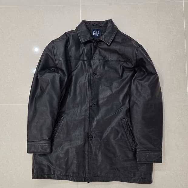 올드 갭 레더 카코트/OLD GAP LETHER CAR COAT (L)
