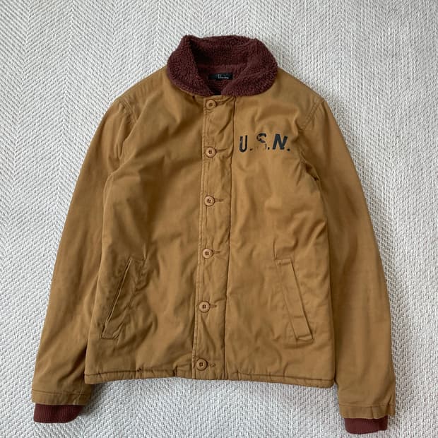 레이지블루 USN 밀리터리 자켓