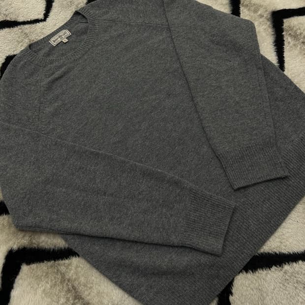 [L]부기홀리데이 크루넥 램스울 니트/그레이